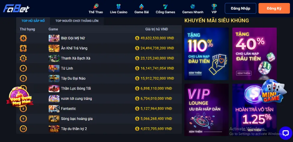 Chương trình hoàn trả không giới hạn 888vvv bet